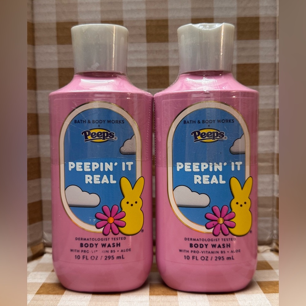 NEW B&BW x PEEPS (2) Marshmallow Body Wash